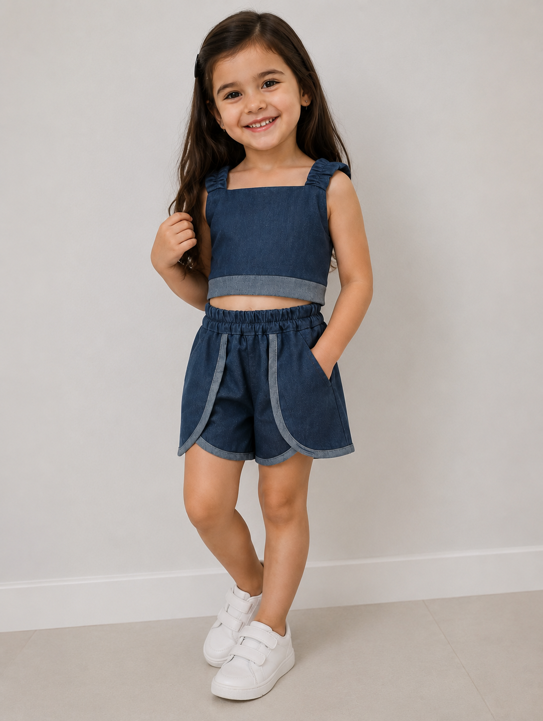 Conjunto de shorts e cropped - Imagem 2