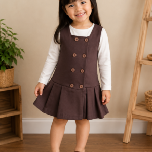 Vestido de frio em cotton,